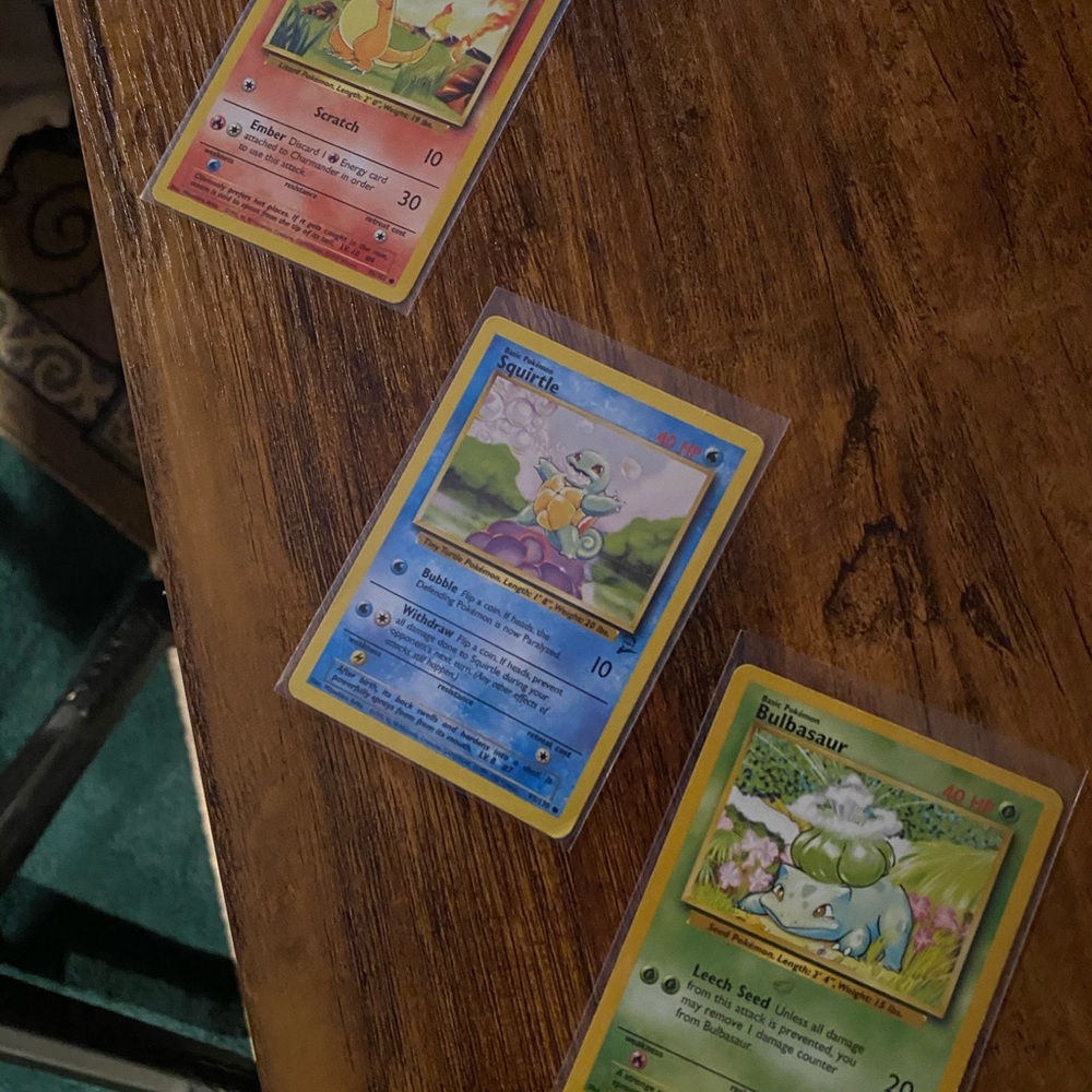 Base Set Starter Pokémon